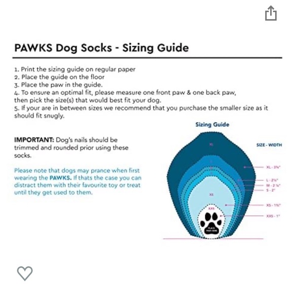 PAWKS socks for dogs - sneaker style! - Picture 2 of 5